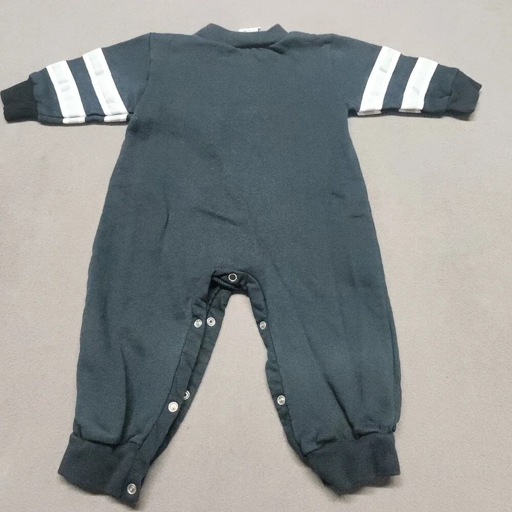 Brandon Atlanta Falcons Infant Romper 12 Months Black 100% Cotton Baby Clothing